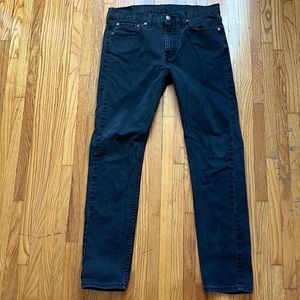 Levi’s 510 Black Gently Faded Jeans